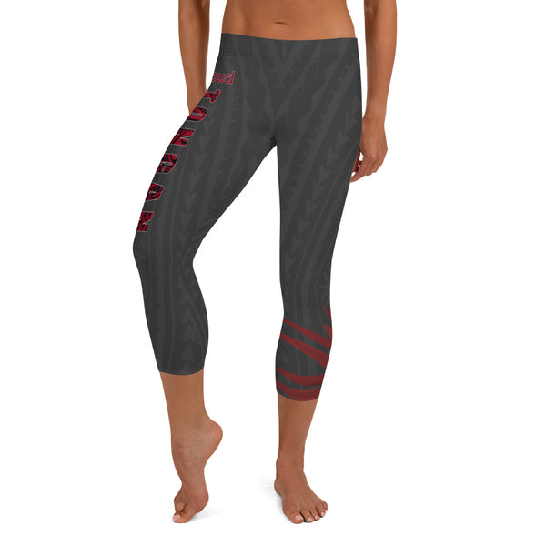 Proud to Be Tongan Capri Leggings
