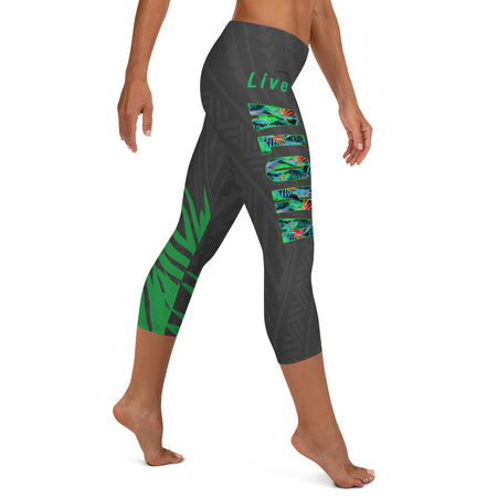 Proud to Be Fijian Capri Leggings
