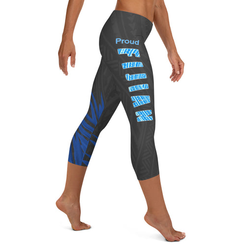 Proud to Be Fijian Capri Leggings