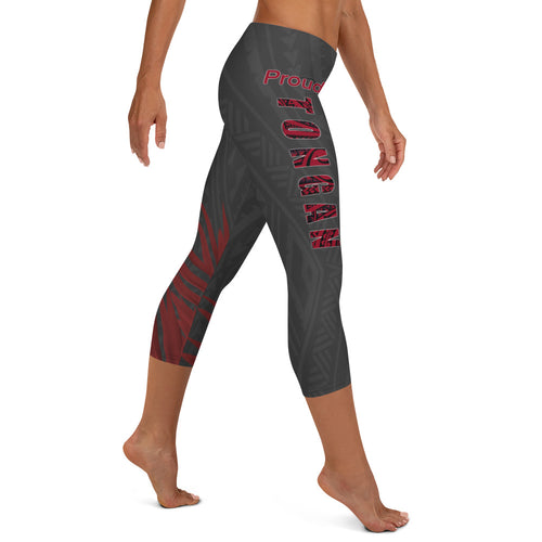 Proud to Be Tongan Capri Leggings