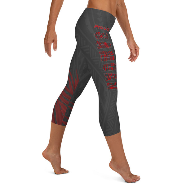 Proud to Be Samoan Capri Leggings