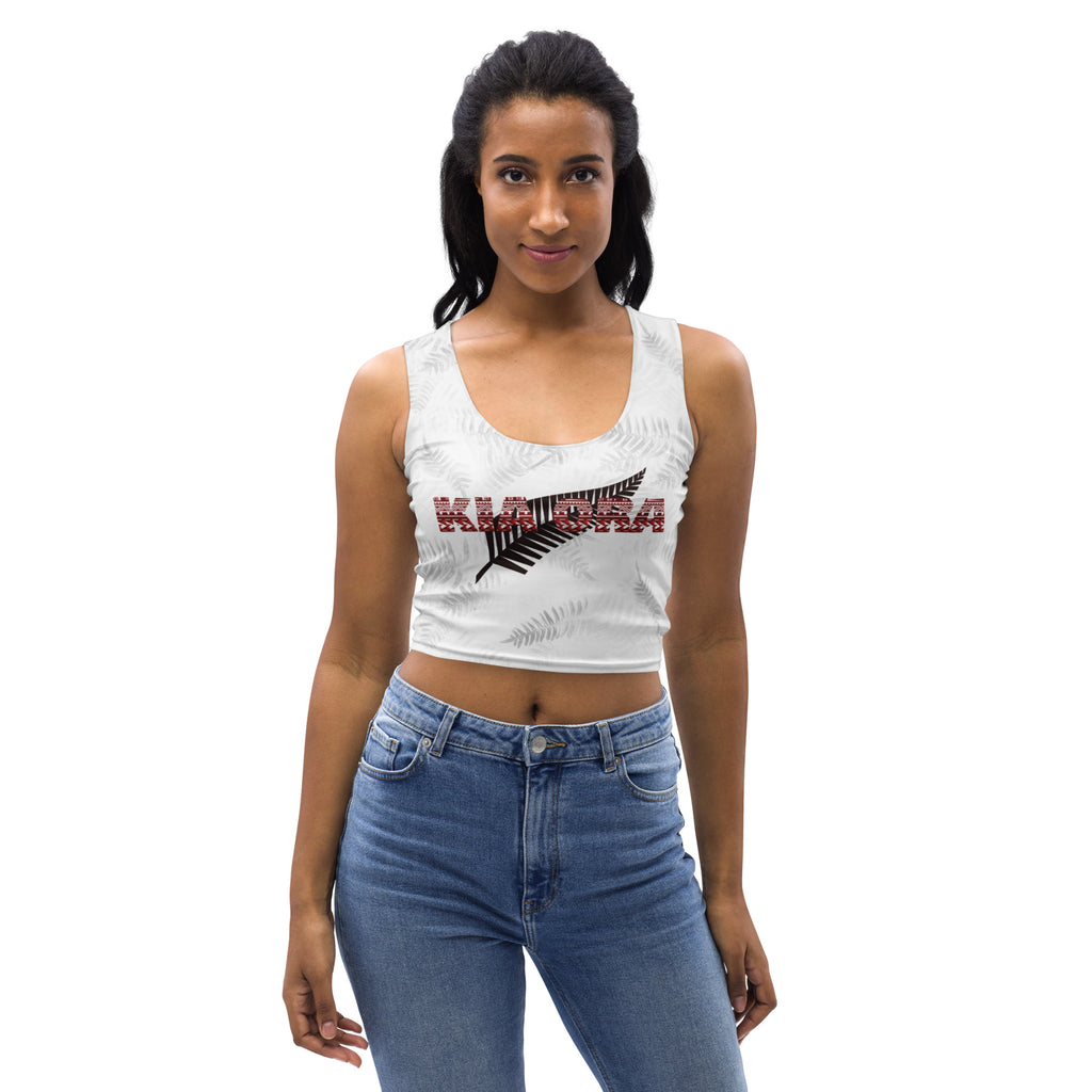 Kia Ora Māori Fern Crop Top