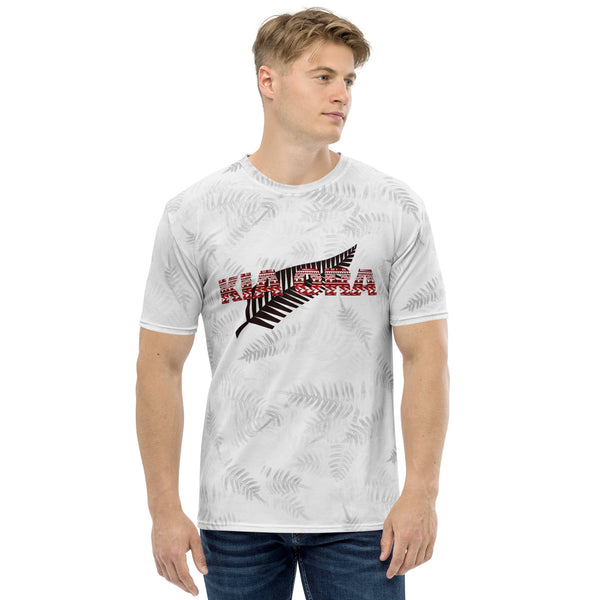 Kia Ora Māori Fern Men's t-shirt (Tattoo Style)