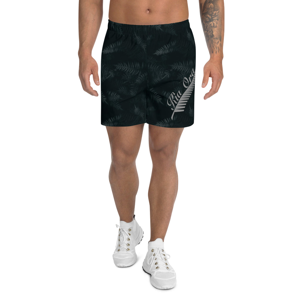 Kia Ora Māori Fern Men's Recycled Athletic Shorts