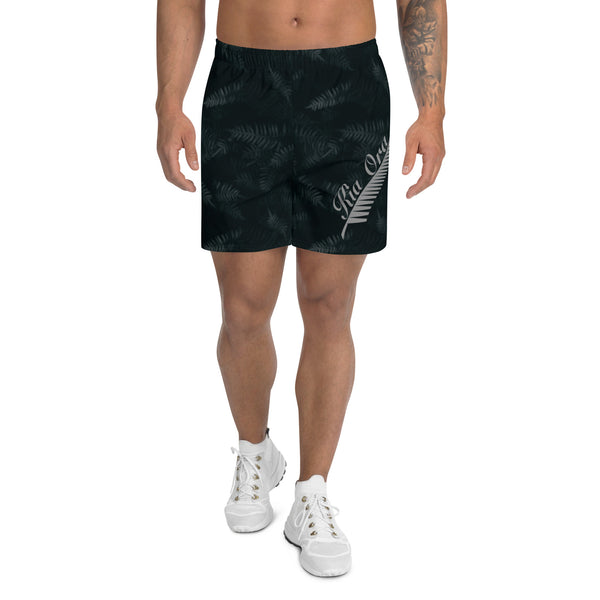 Kia Ora Māori Fern Men's Recycled Athletic Shorts