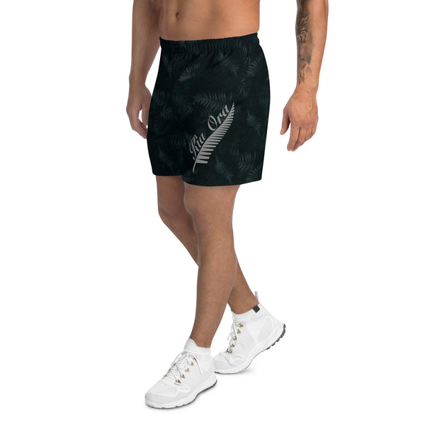 Kia Ora Māori Fern Men's Recycled Athletic Shorts