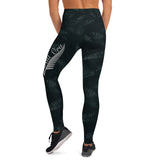 Kia Ora Māori Fern Yoga Leggings