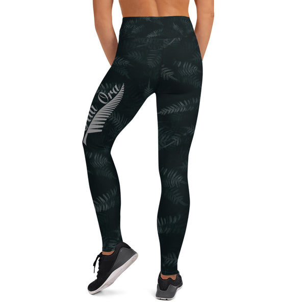 Kia Ora Māori Fern Yoga Leggings