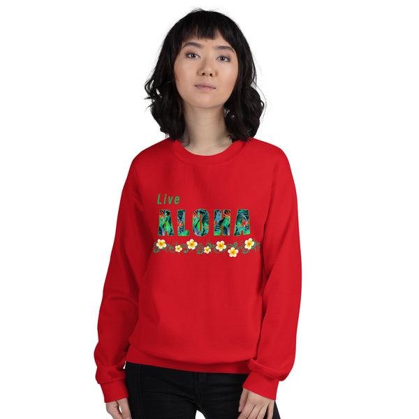 Live Aloha Unisex Sweatshirt