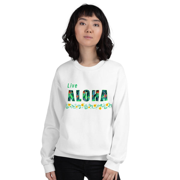 Live Aloha Unisex Sweatshirt