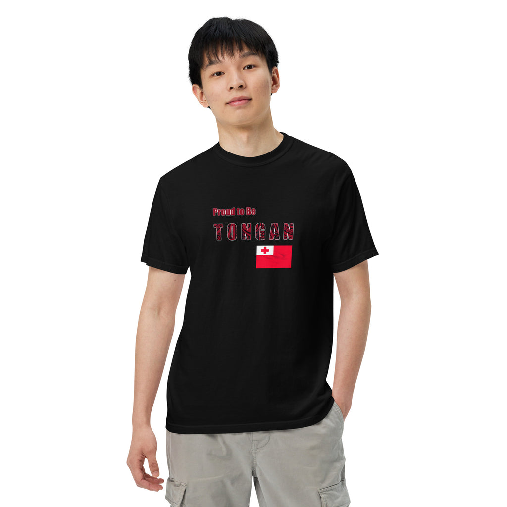 Proud to Be Tongan Unisex garment-dyed heavyweight t-shirt
