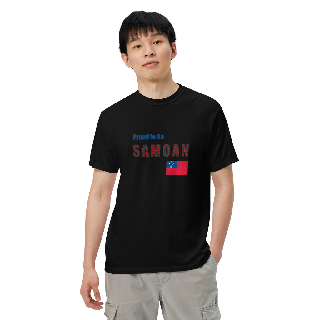 Proud to Be Samoan Unisex garment-dyed heavyweight t-shirt
