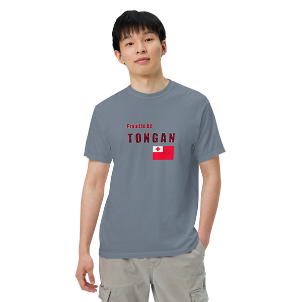 Proud to Be Tongan Unisex garment-dyed heavyweight t-shirt