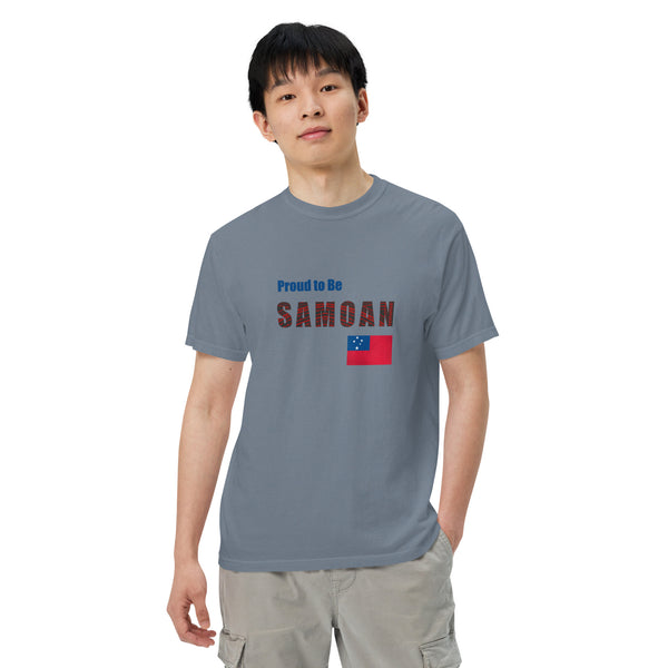 Proud to Be Samoan Unisex garment-dyed heavyweight t-shirt