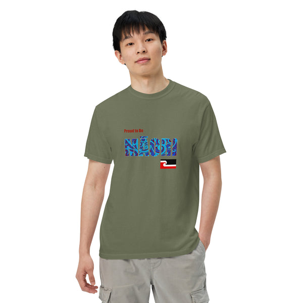 Proud to Be Māori Unisex garment-dyed heavyweight t-shirt