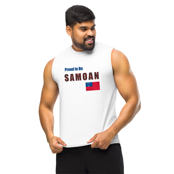 Proud to Be Samoan Unisex Muscle Shirt