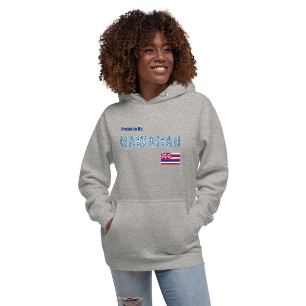 Proud to Be Hawaiian Tattoo Style Unisex Hoodie