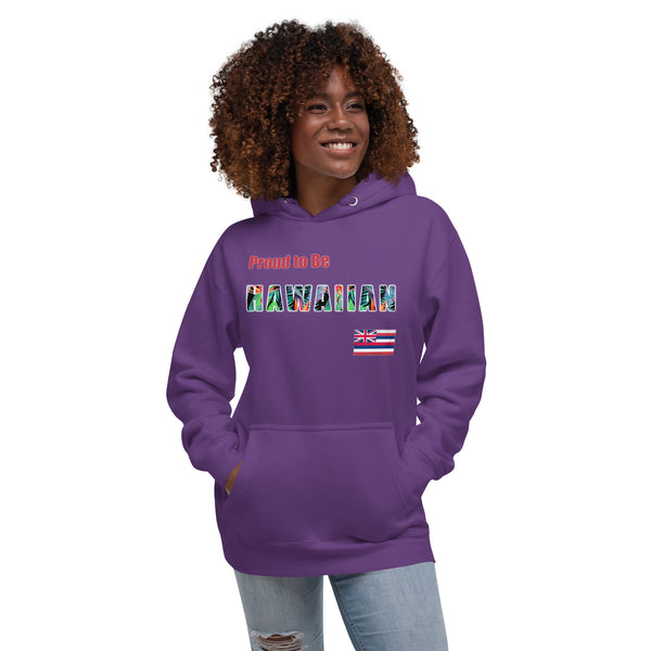 Proud to Be Hawaiian Tropical Style Unisex Hoodie