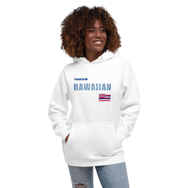 Proud to Be Hawaiian Tattoo Style Unisex Hoodie