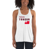 Proud to Be Tongan Women's Flowy Racerback Tank