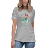 There's Always Time for Hula Women's Relaxed T-Shirt Watercolor Design