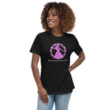 There's Always Time for Hula Women's Relaxed T-Shirt with Female Dancer Silouette