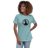 There's Always Time for Hula Women's Relaxed T-Shirt with Female Dancer Silouette