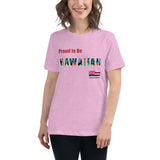 Proud to Be Hawaiian Tropical Design Women's Relaxed T-Shirt