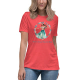 There's Always Time for Hula Women's Relaxed T-Shirt Watercolor Design