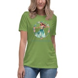There's Always Time for Hula Women's Relaxed T-Shirt Watercolor Design