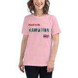 Proud to Be Hawaiian Tropical Design Women's Relaxed T-Shirt