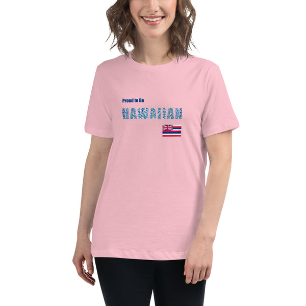 Proud to Be Hawaiian Tattoo Style Women's Relaxed T-Shirt