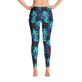 Hawaiian Palm Tree Neon Leggings