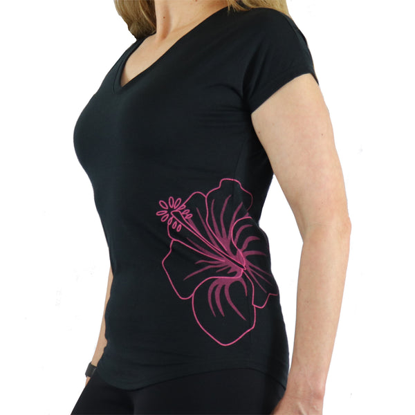 Hibiscus triblend t shirt