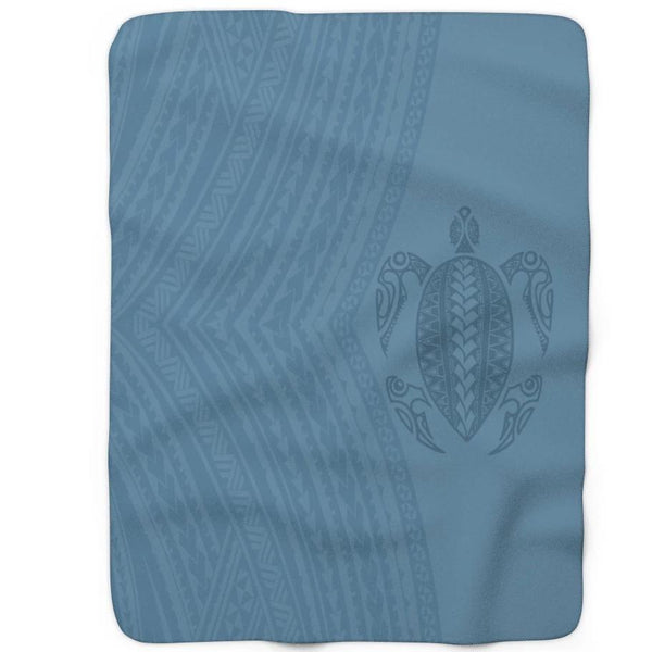 Honu Tattoo blanket blue