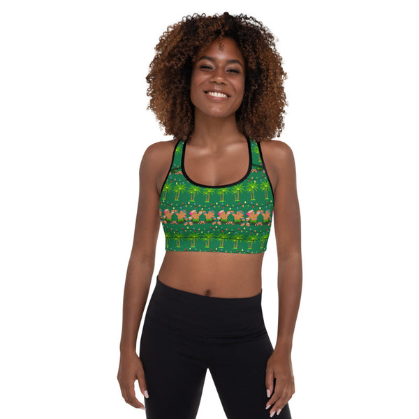 Christmas sports bra hula