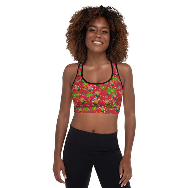 gingerbread men sports bra