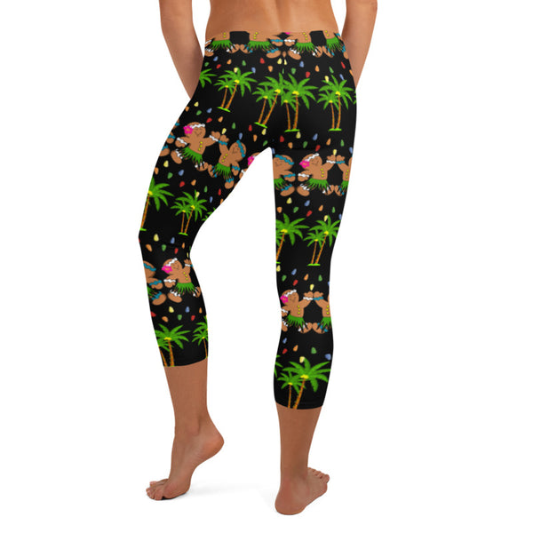 Hula Christmas Crop Pants