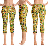 Hulaween capri leggings