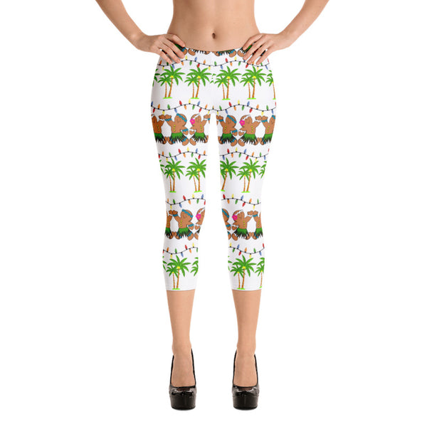 Novelty Christmas Capri Leggings