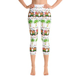Novelty Hawaiian Capri Leggings