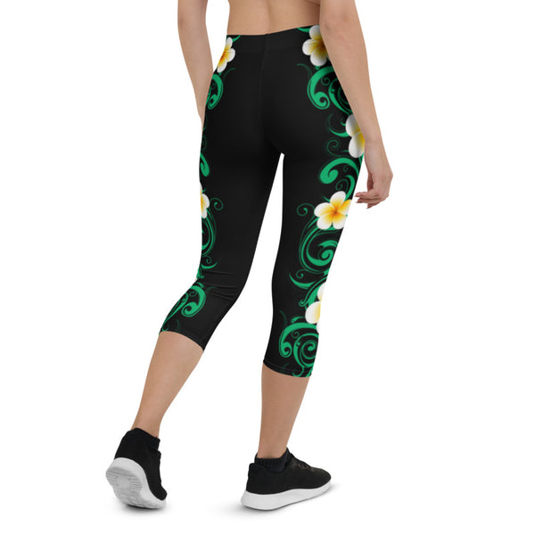 plumeria leggings