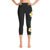 plumeria high waist capri