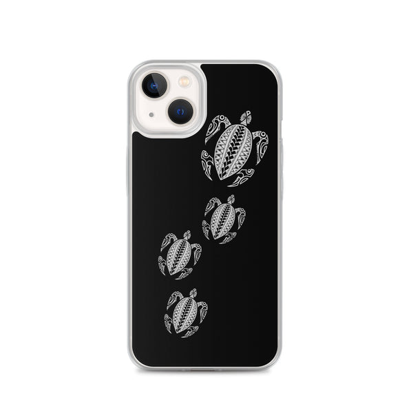 Honu Family  (Hawaiian Sea Turtle) Samoan Tattoo iPhone Case -  iPhone Case 11 12 13 (Pro Pro max Mini) 7 8 plus SE XR, X, XS, Xs max