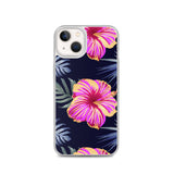 Bright Pink Hibiscus iPhone Case - Larger Flowers -  iPhone Case 11 12 13 (Pro Pro max Mini) 7 8 plus SE XR, X, XS, Xs max