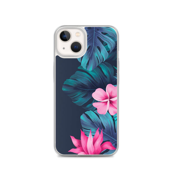 Tropical Flowers and Ferns iPhone Case -  iPhone Case 11 12 13 (Pro Pro max Mini) 7 8 plus SE XR, X, XS, Xs max