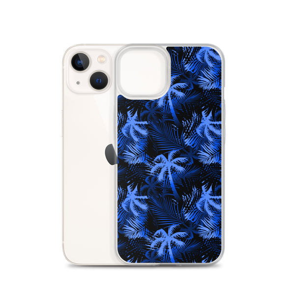 Palm Tree iPhone Case - Blue -  iPhone Case 11 12 13 (Pro Pro max Mini) 7 8 plus SE XR, X, XS, Xs max