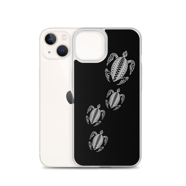 Honu Family  (Hawaiian Sea Turtle) Samoan Tattoo iPhone Case -  iPhone Case 11 12 13 (Pro Pro max Mini) 7 8 plus SE XR, X, XS, Xs max