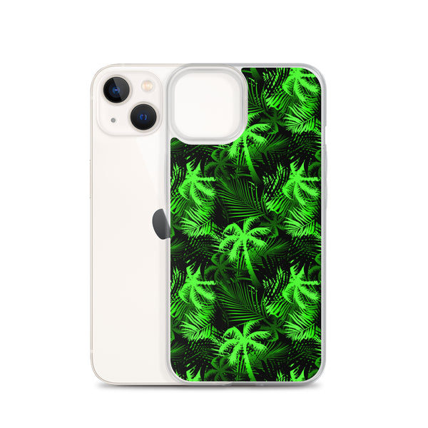Palm Tree iPhone Case - Lime Green -  iPhone Case 11 12 13 (Pro Pro max Mini) 7 8 plus SE XR, X, XS, Xs max