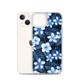 Blue Plumeria iPhone Case -  iPhone Case 11 12 13 (Pro Pro max Mini) 7 8 plus SE XR, X, XS, Xs max